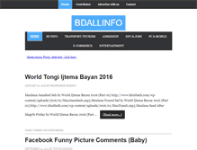 Tablet Screenshot of bdallinfo.com